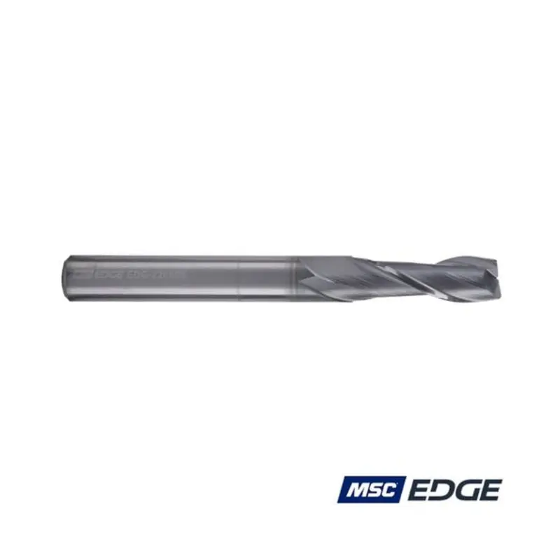 MSC Edge 8mm 2 Flute Solid Carbide AlCrSiN Coated Extended Flute End Mill
