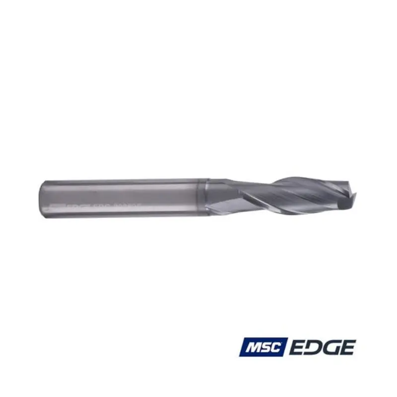 MSC Edge 8mm 2 Flute Solid Carbide AlCrSiN Coated Extended Reach End Mill
