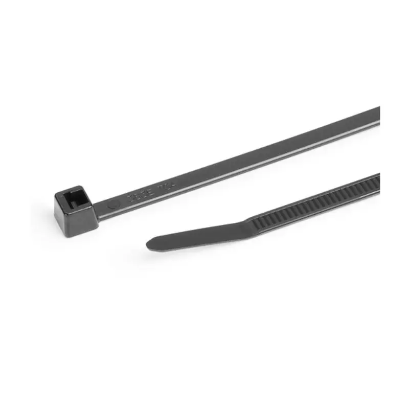 HellermannTyton 200 x 4.6mm Cable Ties - Black Colour - Pack of 100