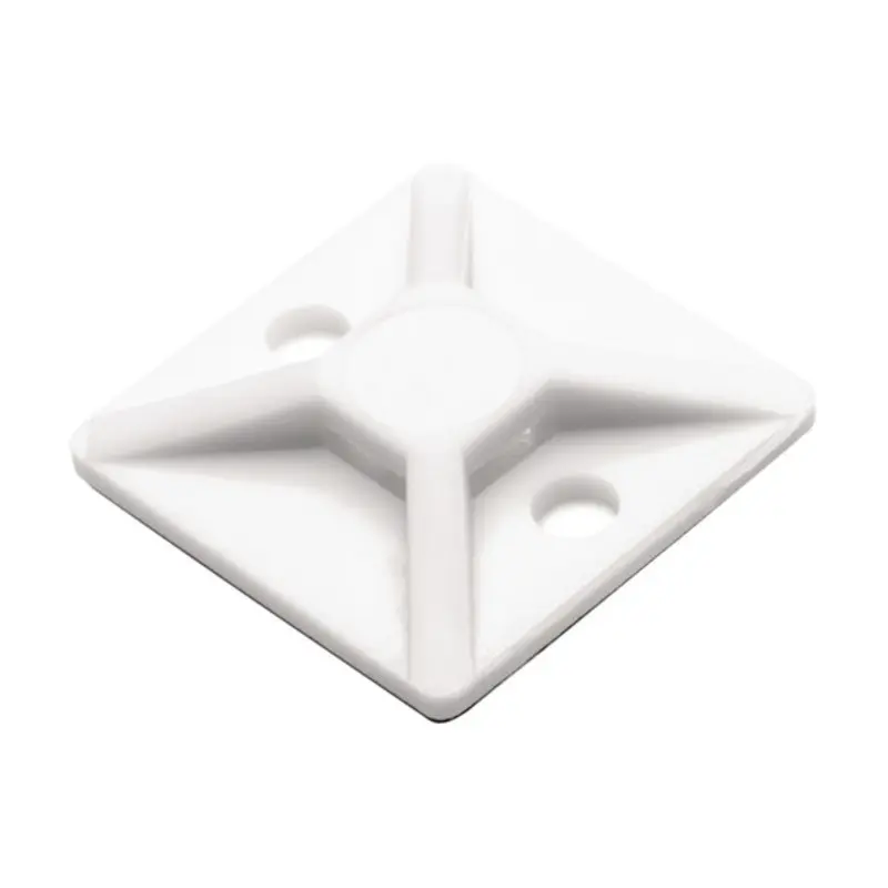 HellermannTyton 28 x 28mm 4.0mm diameter Grade - White Colour - Pack of 100