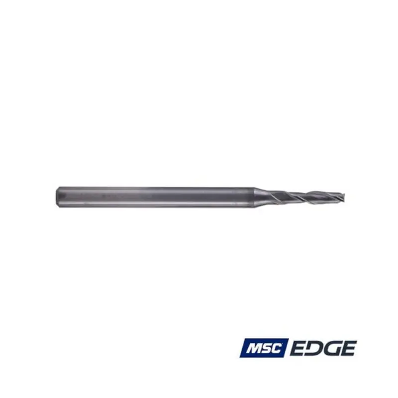 MSC Edge 2mm 2 Flute Solid Carbide AlCrSiN Coated Standard Length End Mill