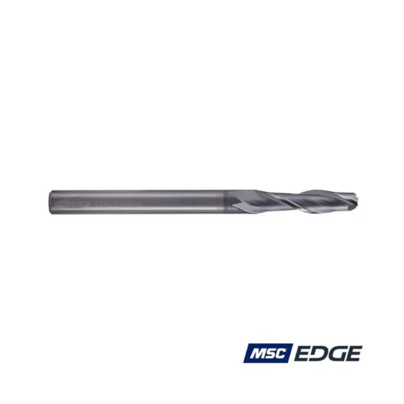 MSC Edge 4mm 2 Flute Solid Carbide AlCrSiN Coated Standard Length End Mill