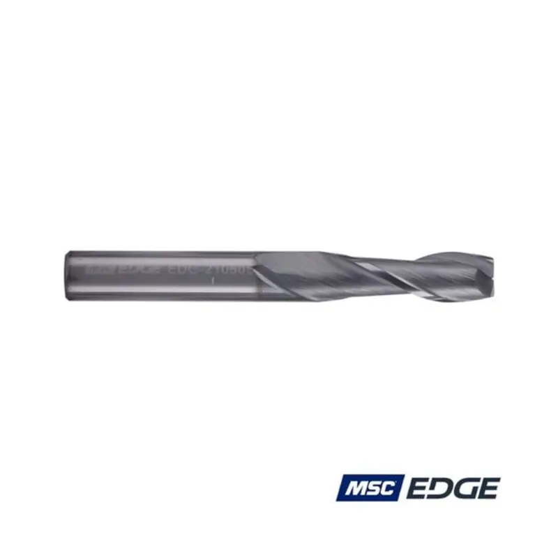 MSC Edge 6mm 2 Flute Solid Carbide AlCrSiN Coated Standard Length End Mill