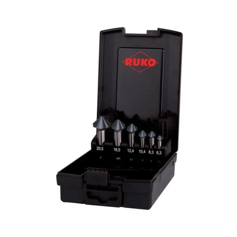 Ruko HSS-Co5 4 Flute UltimateCut Countersink Sets  | MSC Industrial Supply Co.