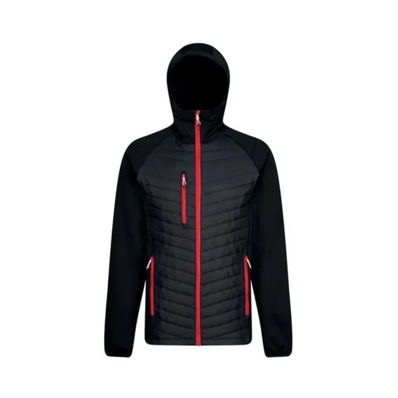 Regatta Size XL Navigate Hybrid Jacket - Black/Classic Red