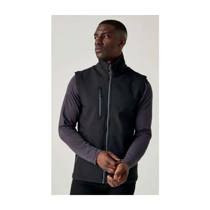Regatta Size XL Navigate 2 Layer Softshell Bodywarmer - Black/Seal Grey