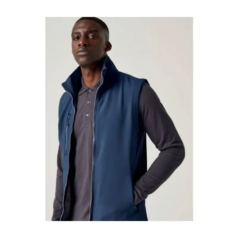 Regatta Size XL Navigate 2 Layer Softshell Bodywarmer - Navy/Seal Grey