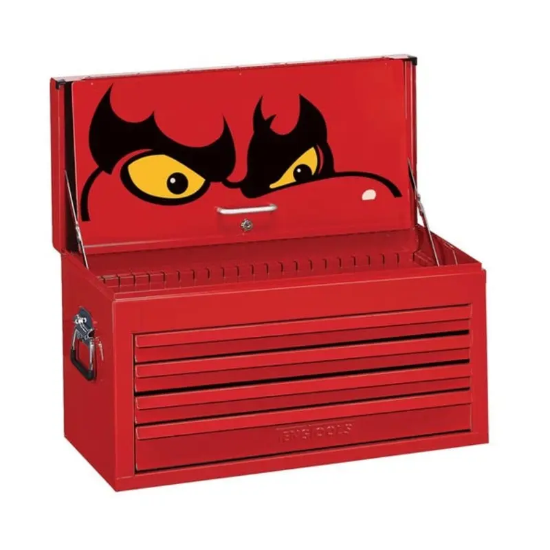 Teng Tools 4 Drawer SV Top Box - Red