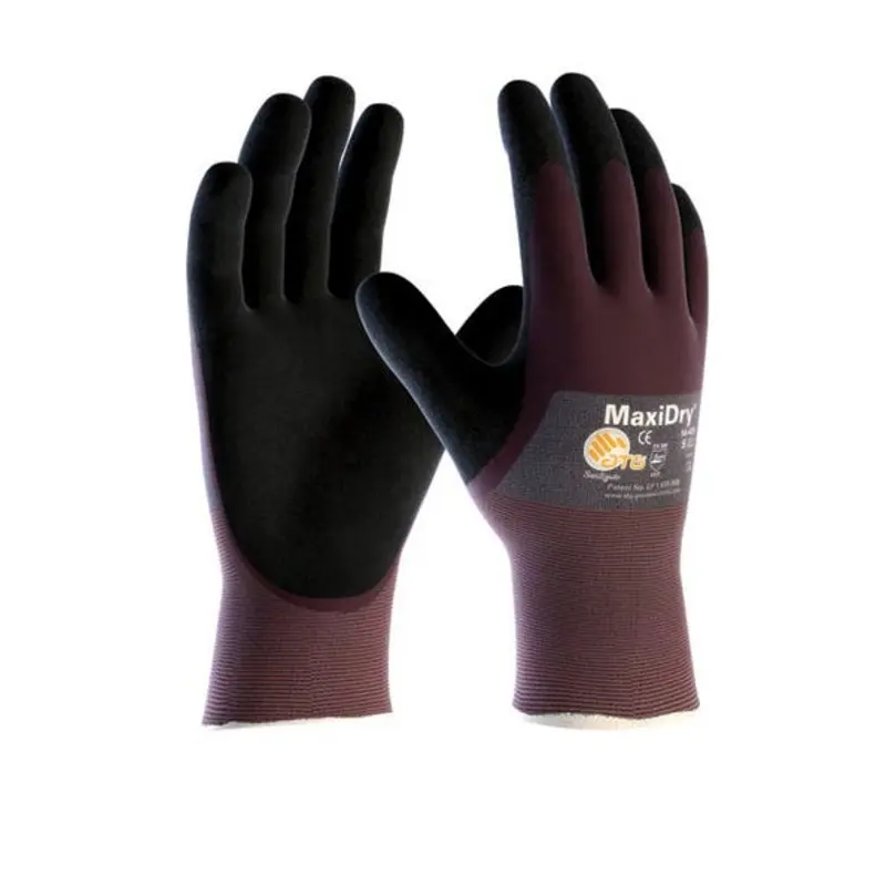 ATG Size 9 MaxiDry Plus Fully Coated Gloves - Blue