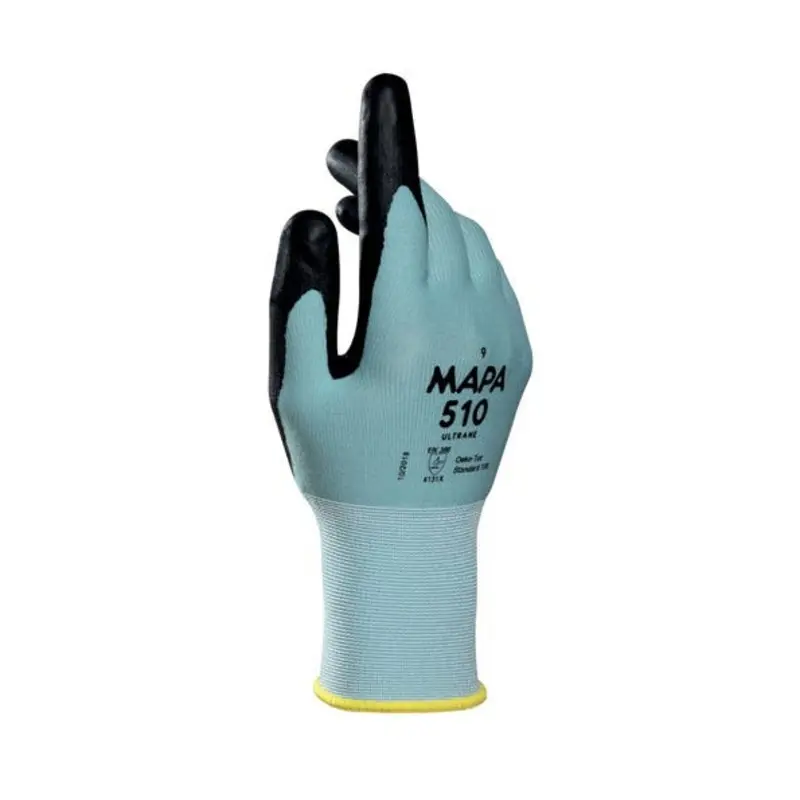 Mapa Size 10 Ultrane 510 Water Based Polymer Safety Gloves - Green