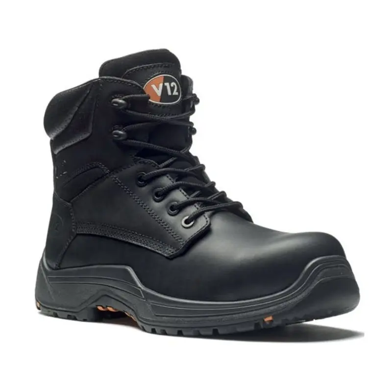 Rock Fall Size 9 Bison IGS Safety Work Boots - Black