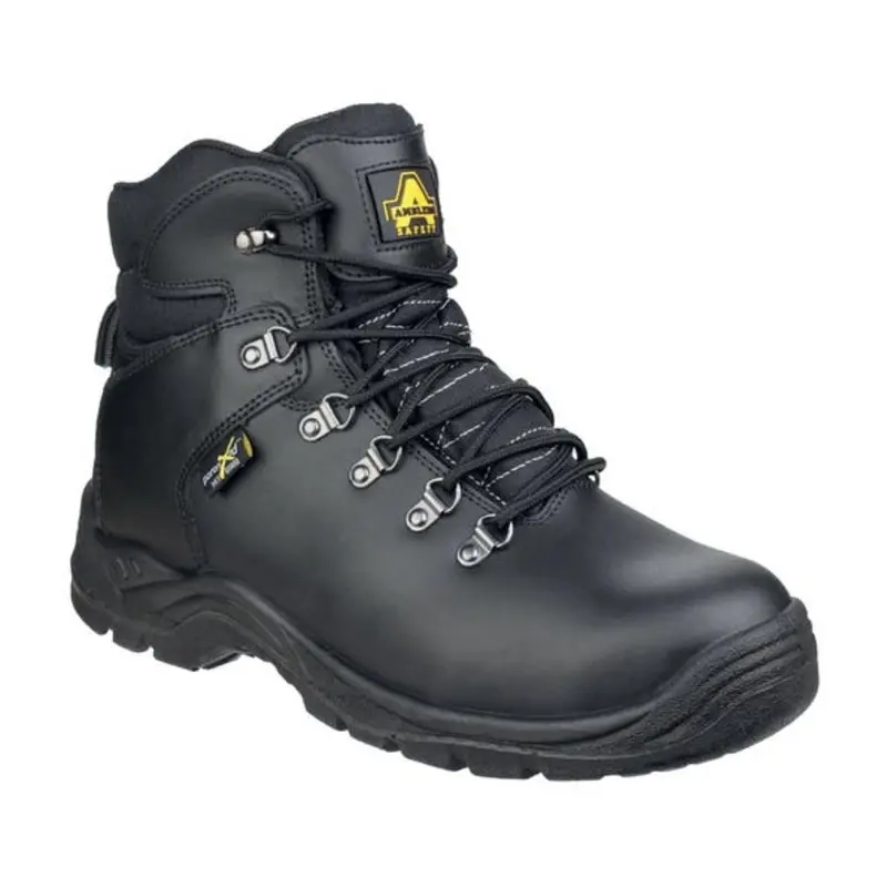 Amblers Safety Size 10 Moorfoot S3 Internal Metatarsal Safety Boot - Black