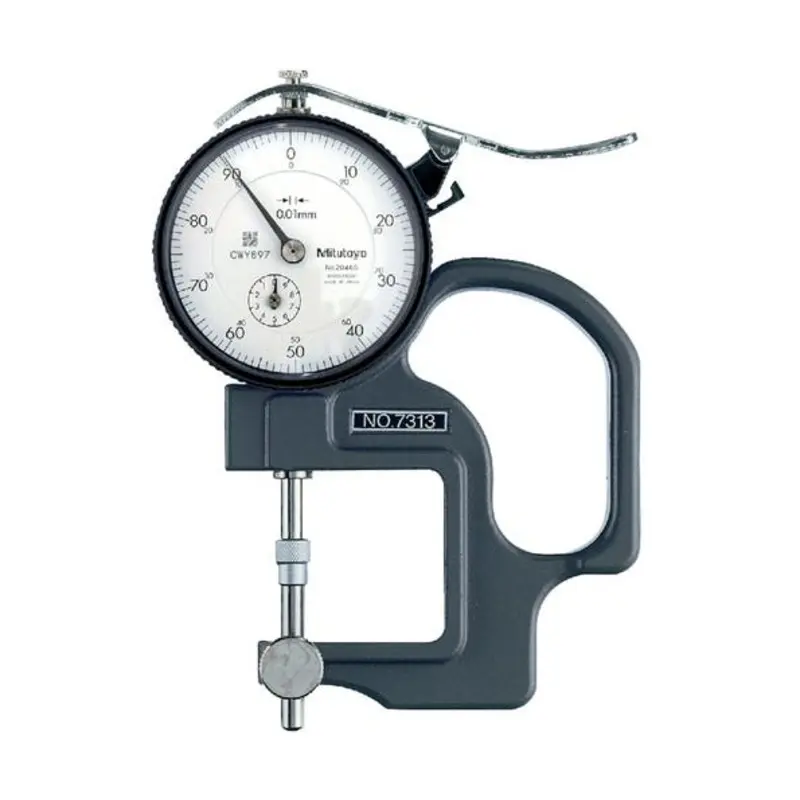 Mitutoyo 7313A 0-10mm 0.01mm Dial Indicator Thickness Gauge