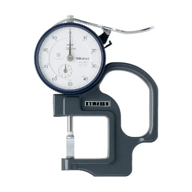 Mitutoyo 7315A 0-10mm 0.01mm Dial Indicator Thickness Gauge