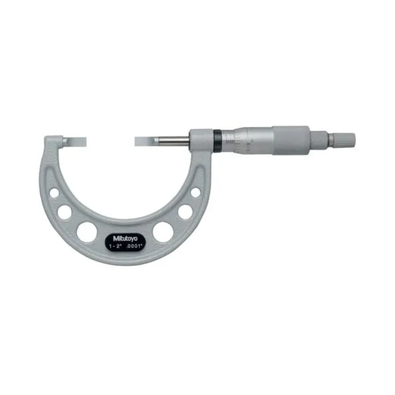 Mitutoyo 1-2in 0.75mm Hardened Steel Blade Micrometer