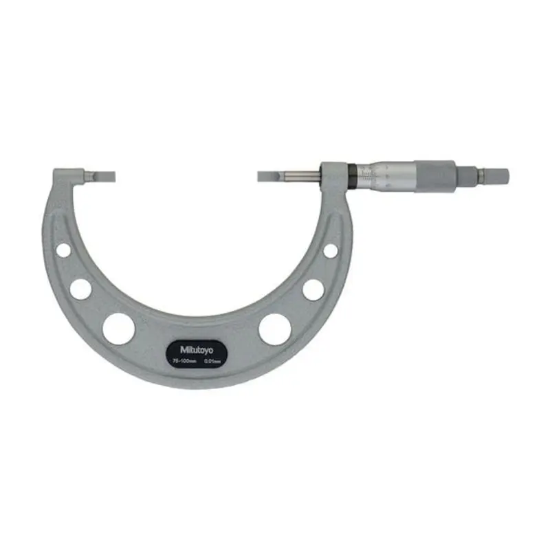 Mitutoyo 75-100mm 0.75mm Hardened Steel Blade Micrometer