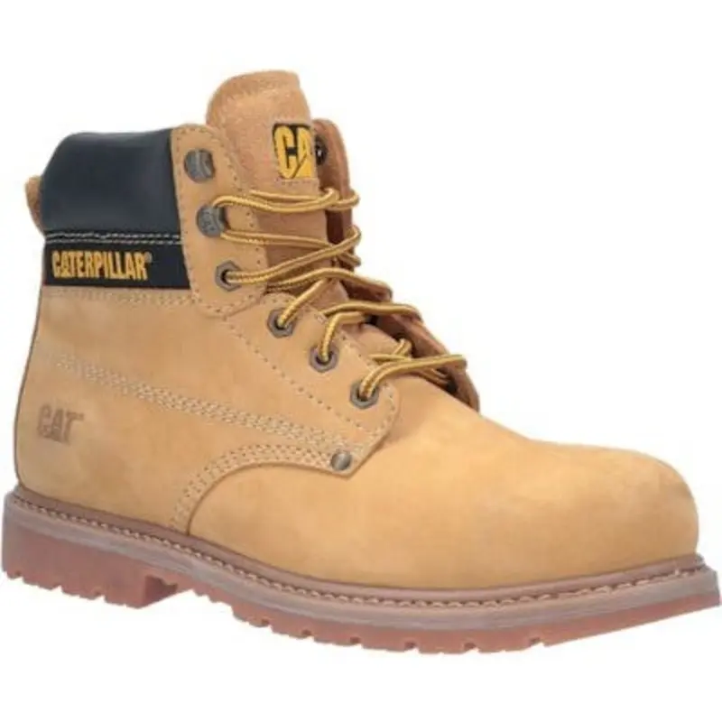 Caterpillar Powerplant Safety Work Boots - Honey  | MSC Industrial Supply Co.