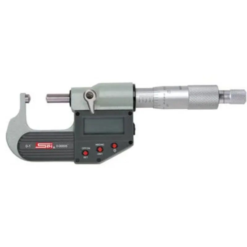 SPI IP65 Digital Micrometers - Ball on Anvil and Spindle  | MSC Industrial Supply Co.