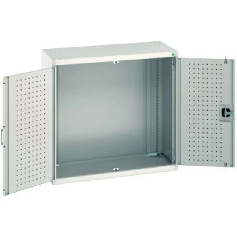 Bott 1050 x 525 x 1000mm Cubio Cupboard with Perfo Doors - Light Grey