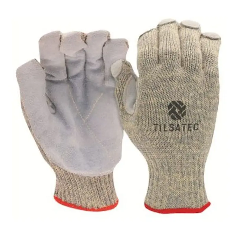 Tilsatec Size 11/XXL 37-6630 Leather Cut Protection Gloves - Grey Liner