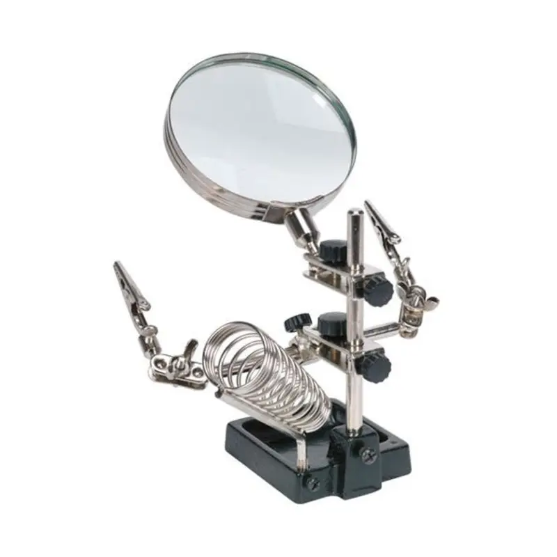 Sealey Mini Robot Soldering Stand With Magnifier & Holder