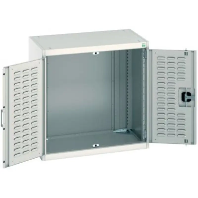 Bott 800 x 525 x 800mm Cubio Cupboard wth Louvre Doors - Light Grey