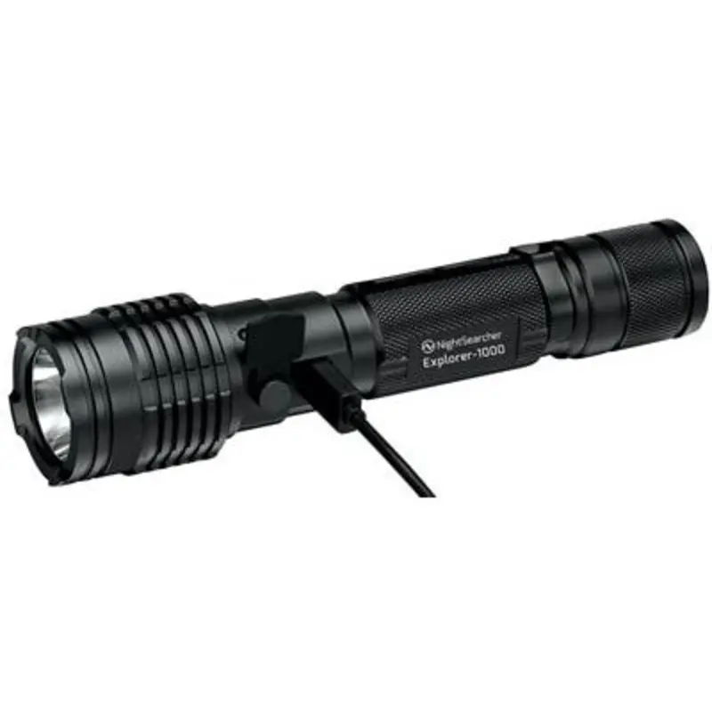 NightSearcher Explorer 1200 Rechargeable Led Tactical Flashlight
