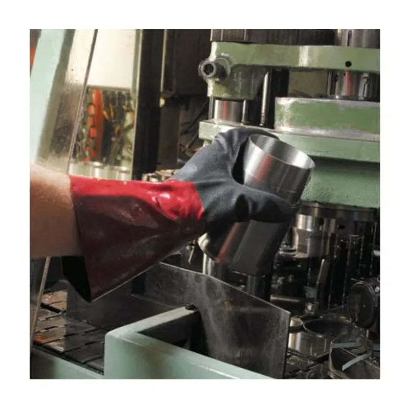 Ansell Size 8/M - 58-530B Nitrile Chemical Protection Gloves - Grey