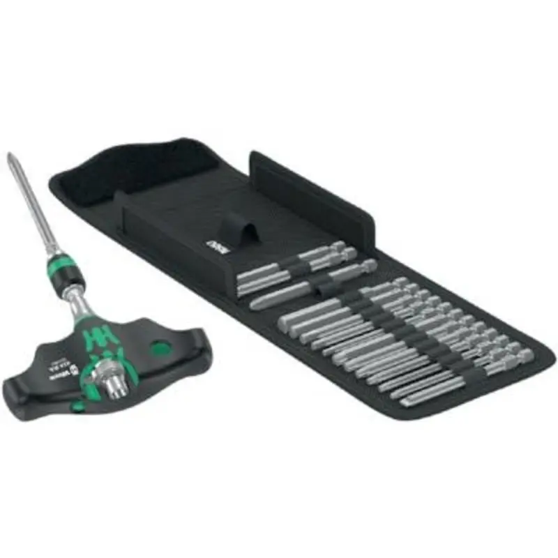 Wera Kraftform Kompakt 400 RA with 1/4in Square Drive Set