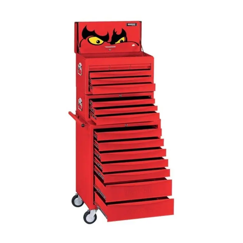 Teng Tools 26in 16 Drawers Stack System Tool Box - Red