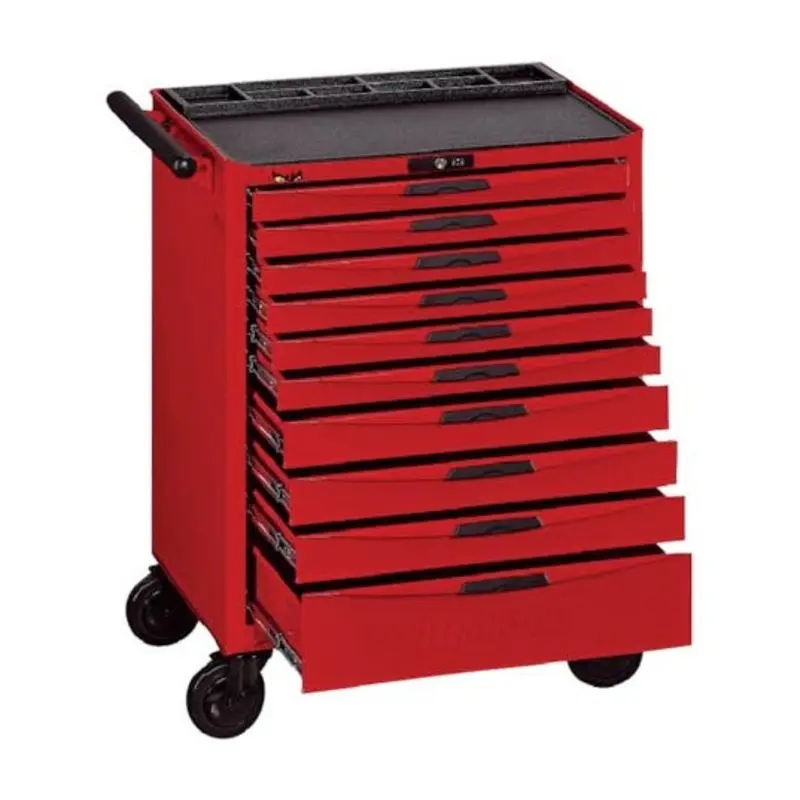Teng Tools 26in 10 Drawers Pro Cabinet - Red