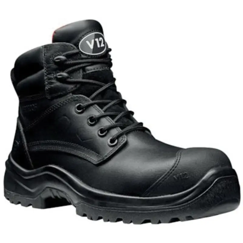 V12 Footwear Size 6 Ibex STSS3 SRC WR Derby Safety Work Boots - Black