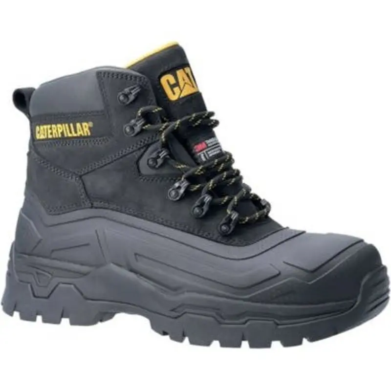 Caterpillar Size 10 -Typhoon SBH Safety Work Boots - Black