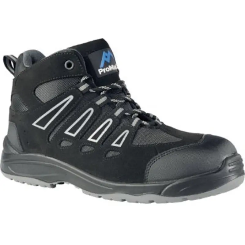 Rock Fall Size 9 Hartford Safety Work Boots - Black