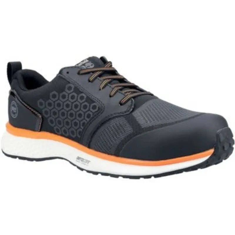 Timberland Size 7 Reaxion Safety Trainers - Black/Orange