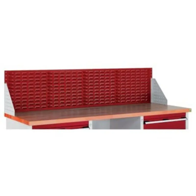 Bott Cubio Louvre Back Panel Kit To Suit 2000mm Workbench - Crimson Red