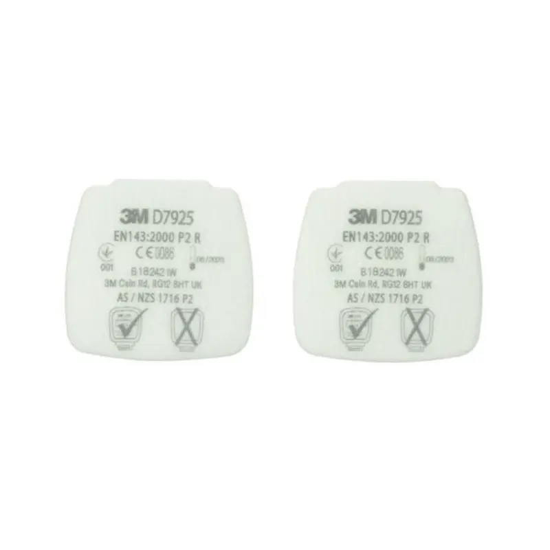 3M P2 R D7925 Particulate Filter For HF-800 Series Reusable Respirators