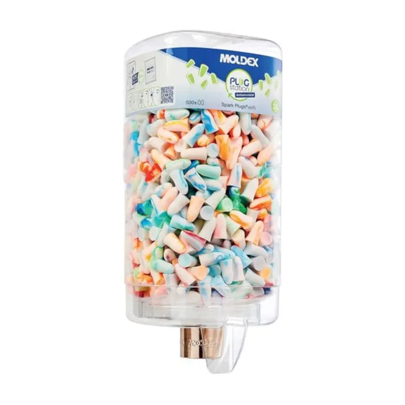 Moldex 35Db Spark Plugs Plugstation Antimicrobial -500 Pair