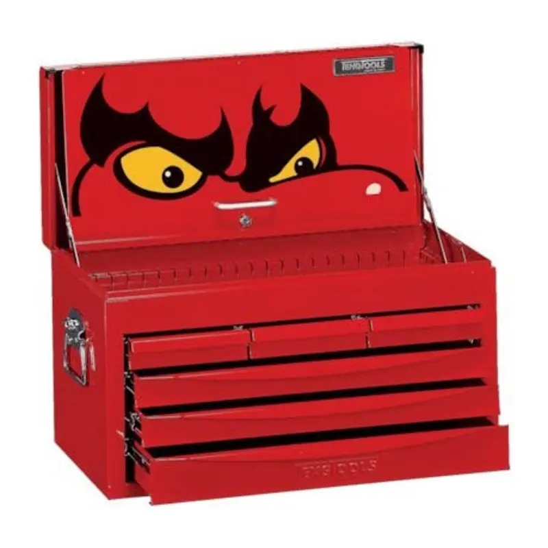 Teng Tools 26in 6 Drawers Top Box - Red