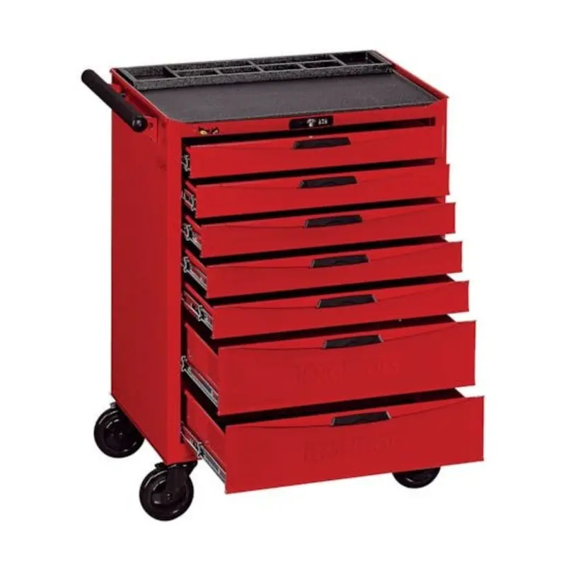 Teng Tools 26in 7 Drawers Pro Cabinet - Red