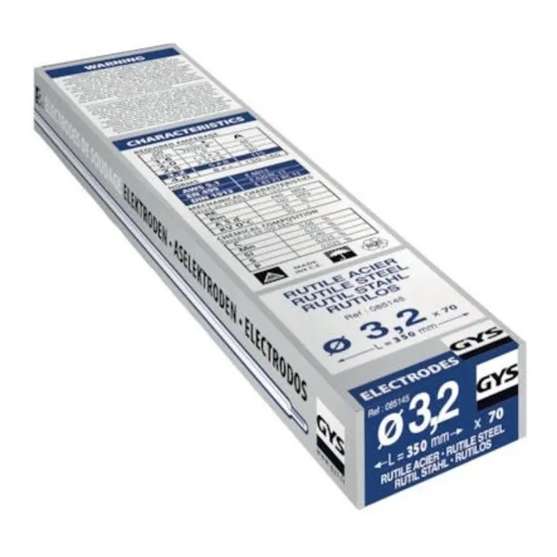 GYS 3.2mm 70 Rutile Steel Electrodes Type Gy38