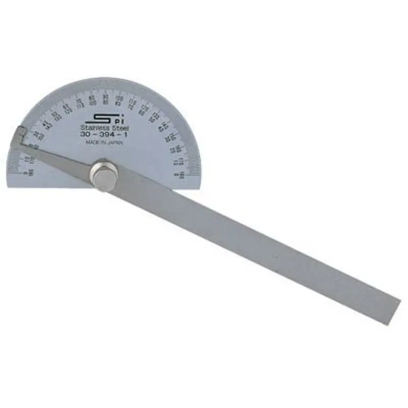 SPI Steel Protractors - Half Round  | MSC Industrial Supply Co.
