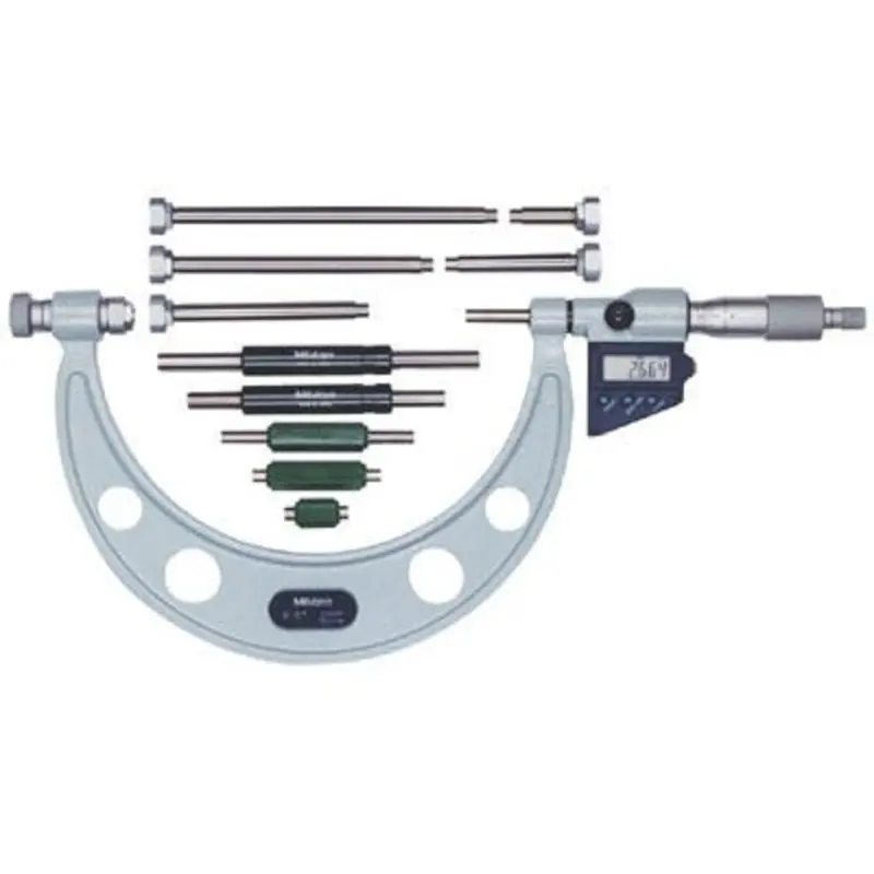 Mitutoyo IP65 Digimatic Interchangeable Anvil Micrometers  | MSC Industrial Supply Co.