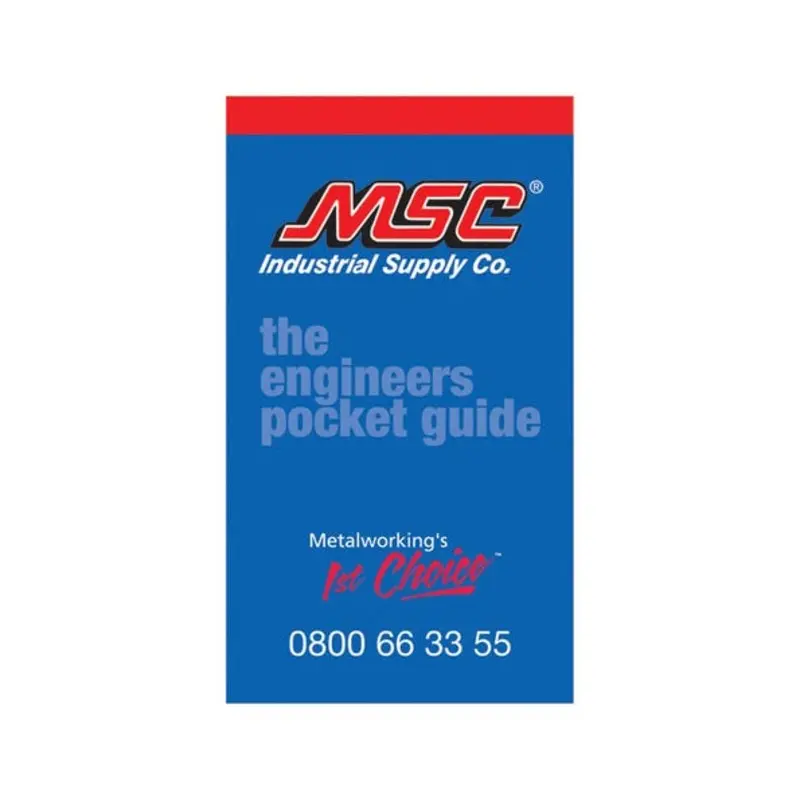 Select The MSC Engineer's Pocket Guides  | MSC Industrial Supply Co.