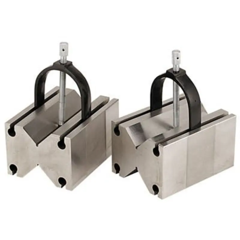 Value Vee Blocks & Clamps 1in Capacity 1-1/4 x 1-1/4 x 1-5/8in