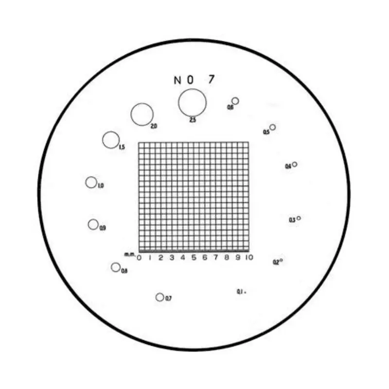 SPI Reticle No 7 For 1in Dia Comparators