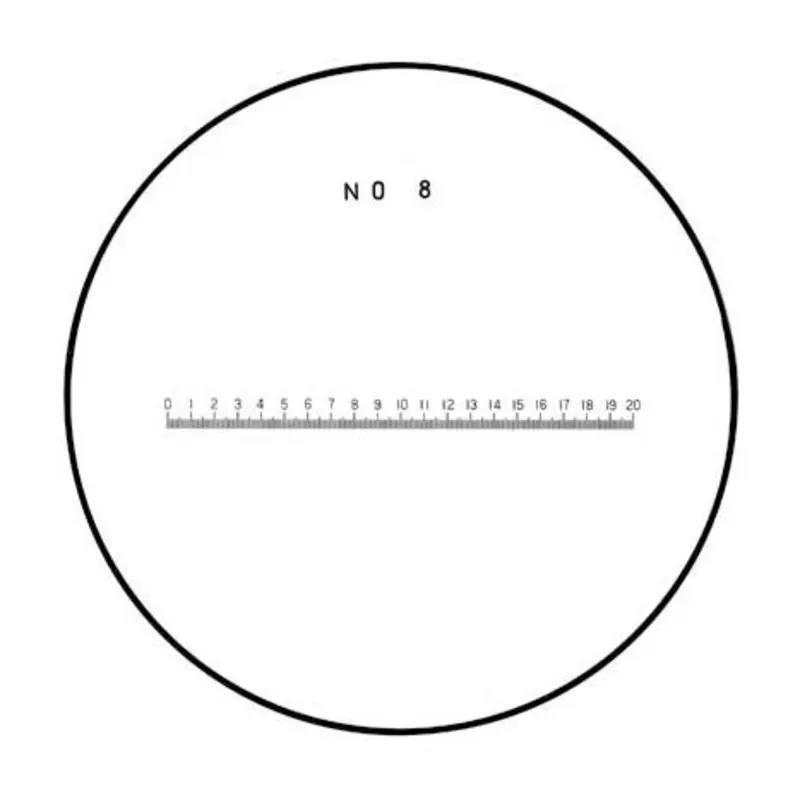 SPI Reticle No 8 For 1in Dia Comparators