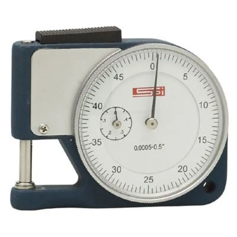 SPI Pocket Style .001in Dial Thickness Gage