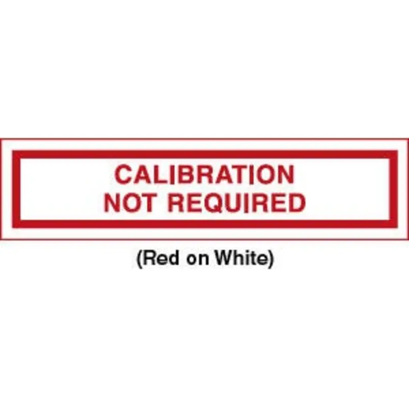 Select Calibration Labels 1-3/4 x 5/8in Light Green On White 144Per B