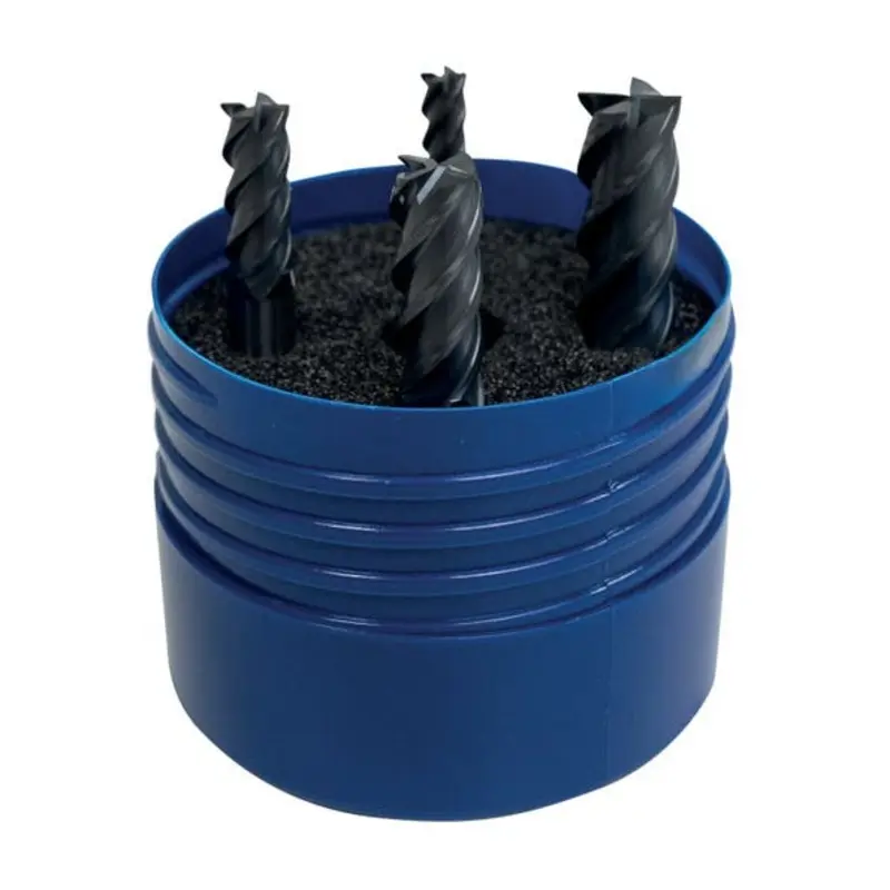 ZCC-CT 4 Piece ALCRN Coated Carbide End Mill Set